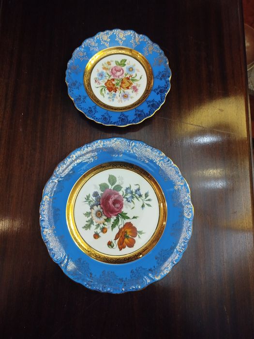 Conjunto 2 pratos Porcelana de Limoges