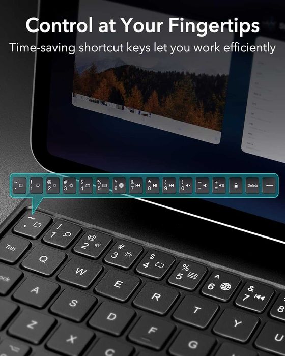 ESR Rebound Magnetic Keyboard Case iPad Pro 11 Air 5/4 etui klawiatura