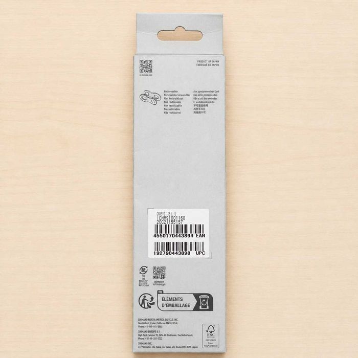 Corrente Shimano XT CN-M8100 12s Quick-Link 116 Elos