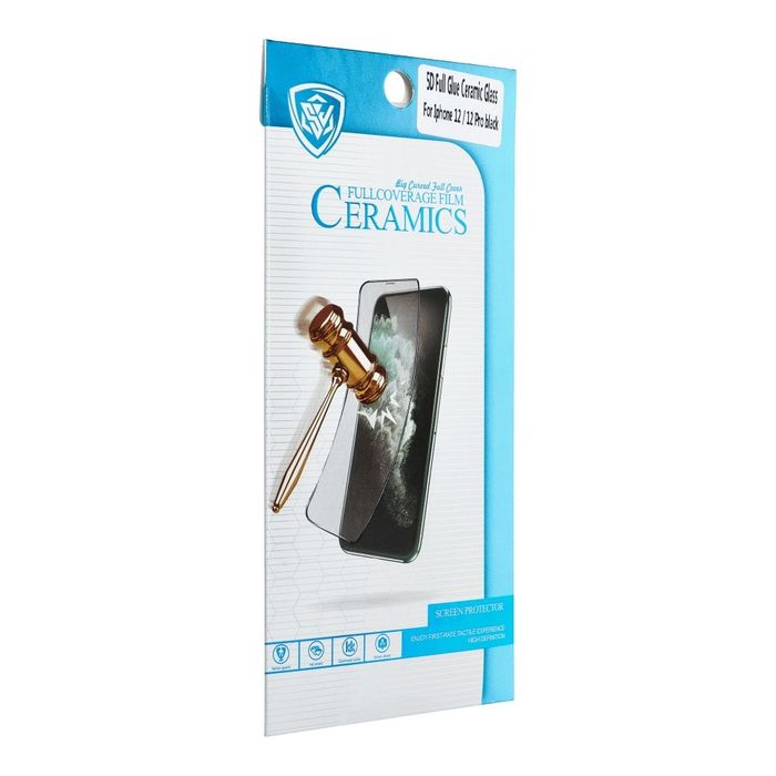 Szkło hartowane 5D Full Glue do Samsung S25 PLUS / S25 EDGE Ceramic Glass czarne