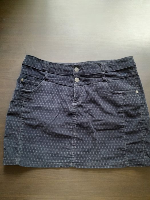 Spódnica mini 40 granatowa