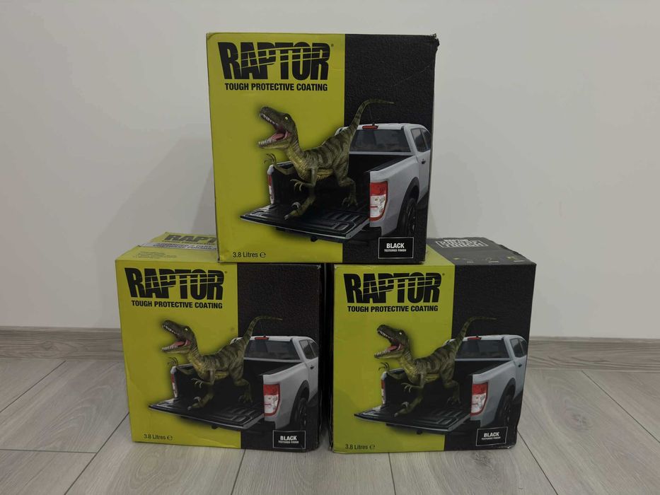 Środek ochrony karoserii U-POL RAPTOR Czarny Zestaw 3.8L