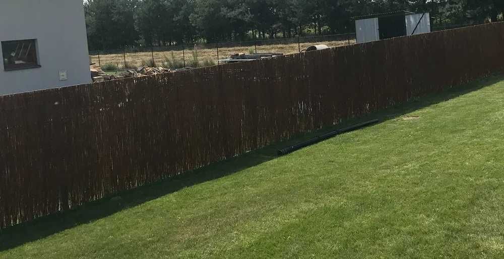 Mata wiklinowa 1.3x5m PREMIUM płoty z wikliny maty wiklinowe wiklina