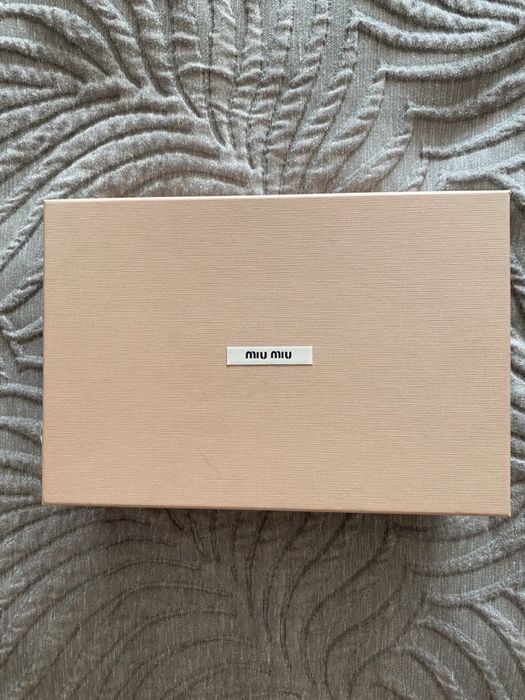 Кожаные Джинсовые кеды Miu Miu, размер 37,5!