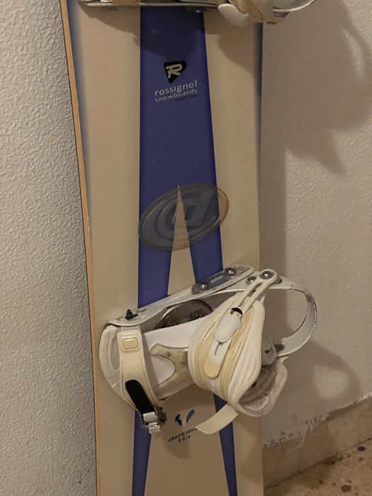 Prancha de snowboard rossignol 164 com bindings