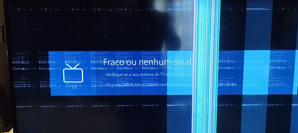 TV Hisense 50" avariado