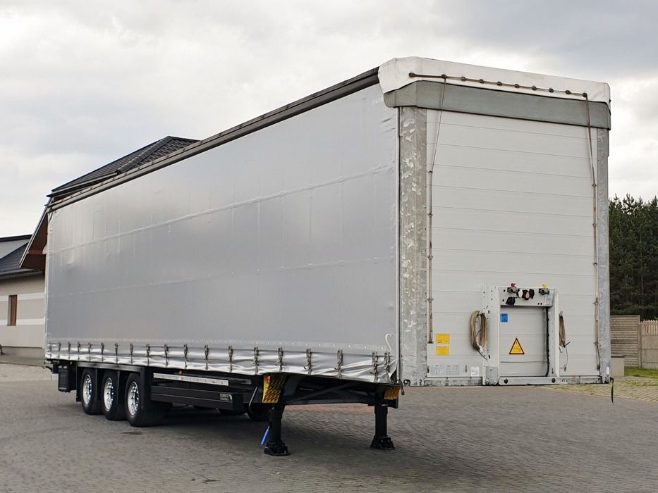 Schmitz Cargobull BDE*ROZSUWANE SŁUPKI*DACH PODNOSZONY*PALECIARA*STANDARD*FIRANKA  2017*MEGA*oś podnoszona*445/45r19,5