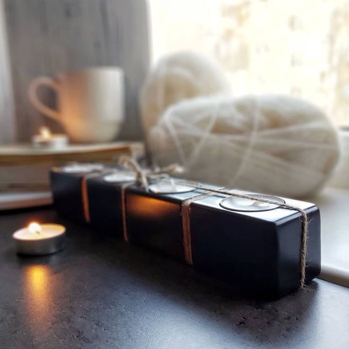 Деревянные подсвечники ручной работы