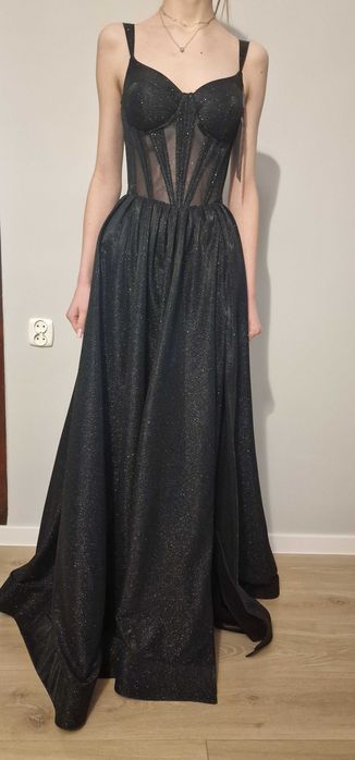 Sukienka Gorsetowa Suknia Balowa Studniówkowa Nowa