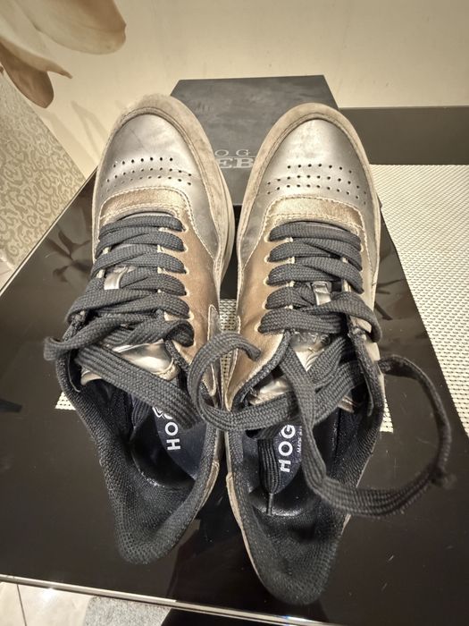 Кроссовки Hogan бежевые