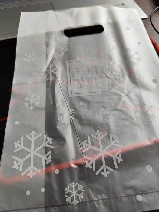 Sacos plastico para presentes 100 unid.