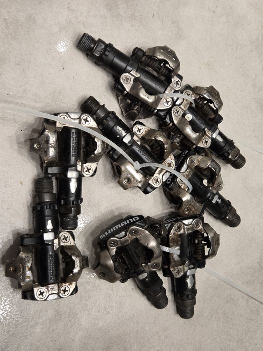 Pedały Shimano M520 4 pary +gratis! sprawne zatrzaskowe SPD