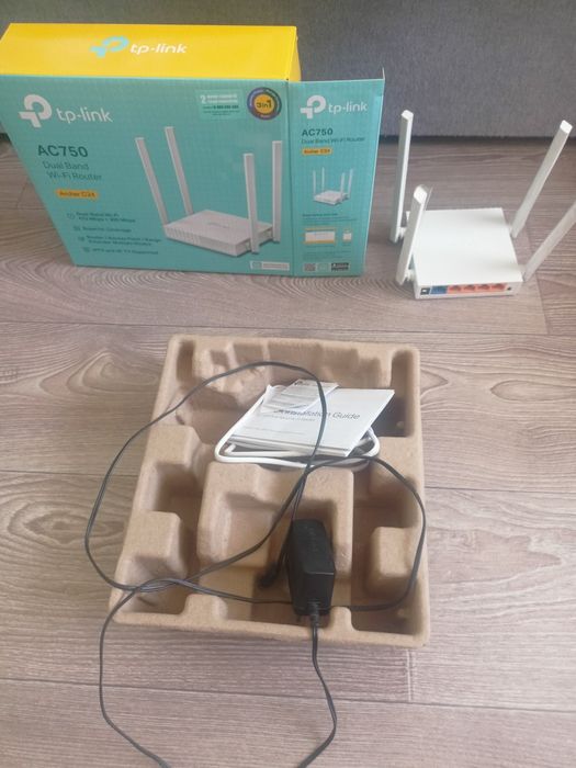 Маршрутизатор роутер TP-LINK Archer C24 WiFi5/ AC750/ 100 Мбіт/с