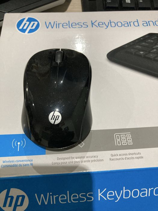 Conjunto teclado +rato sem fios HP