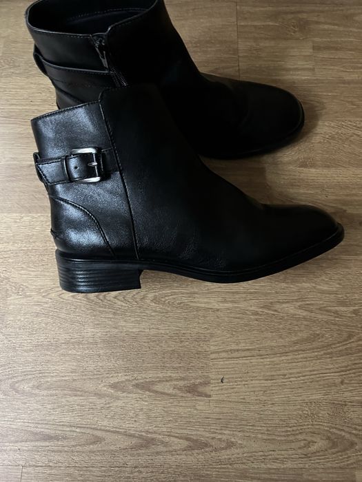 Buty botki damskie skorzane Tu roz.41