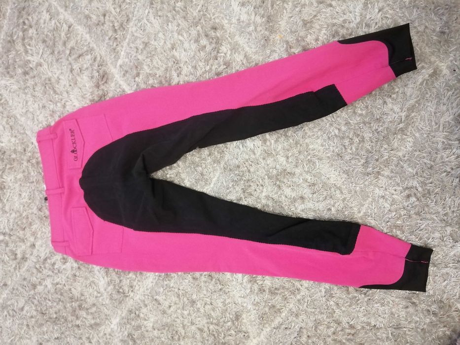 bryczesy różowe HKM