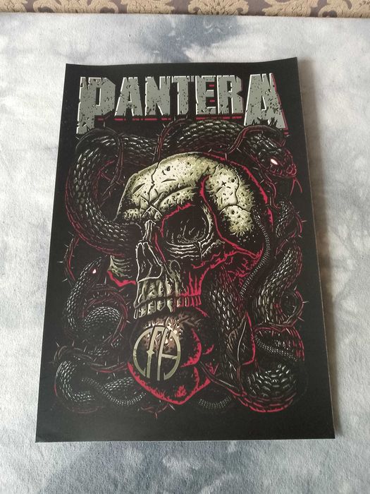 plakat zespołu muzycznego pantera