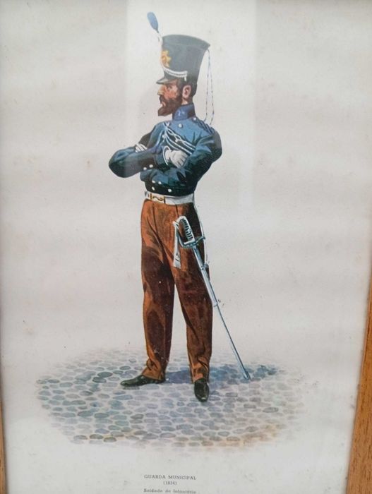 Quadro GNR -  "Guarda Municipal 1834 - Soldado de Infantaria"