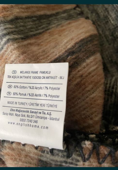 Ковдра-Плед 2 сторонній    Engllih Home