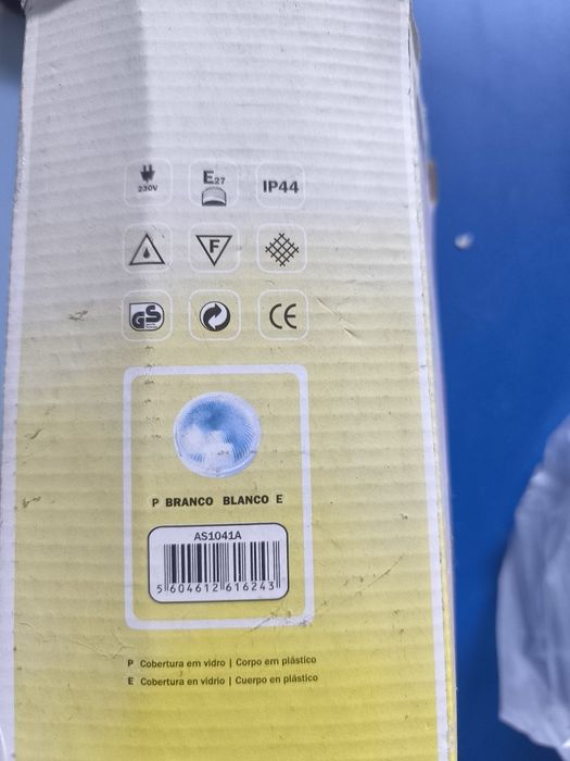 Plafond branco novo 225mm IP44