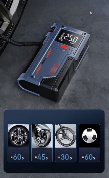 Rozrusznik Samochodowy 1000A Power Bank 10000Mah Led Ładowanie Telefon