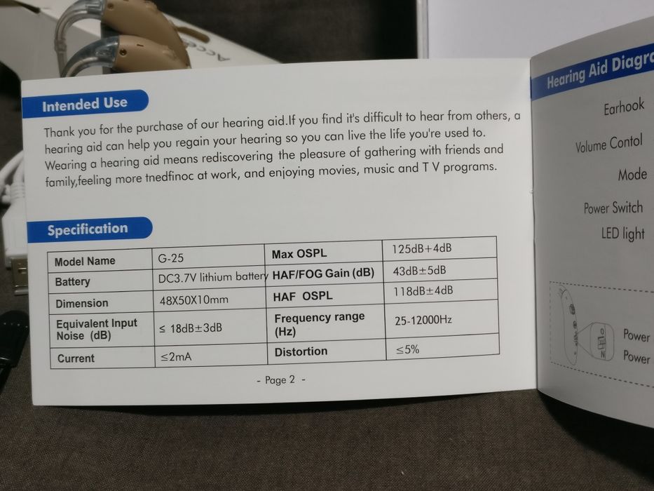 Слуховой аппарат, Перезаряджуваний підсилювач слуху.