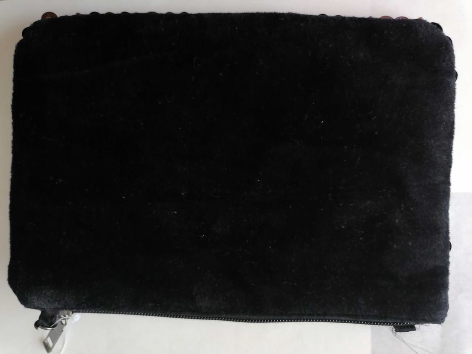 Bolsa/mala de mao/pochete com lantejoulas NOVA