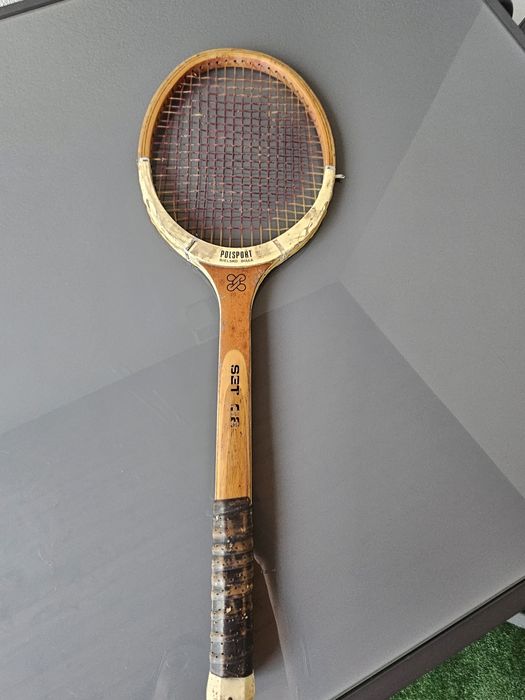 Drewniana rakieta di tenisa POLSPORT