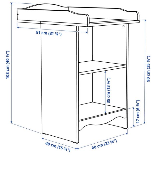 Przewijak Smagora ikea nakladka