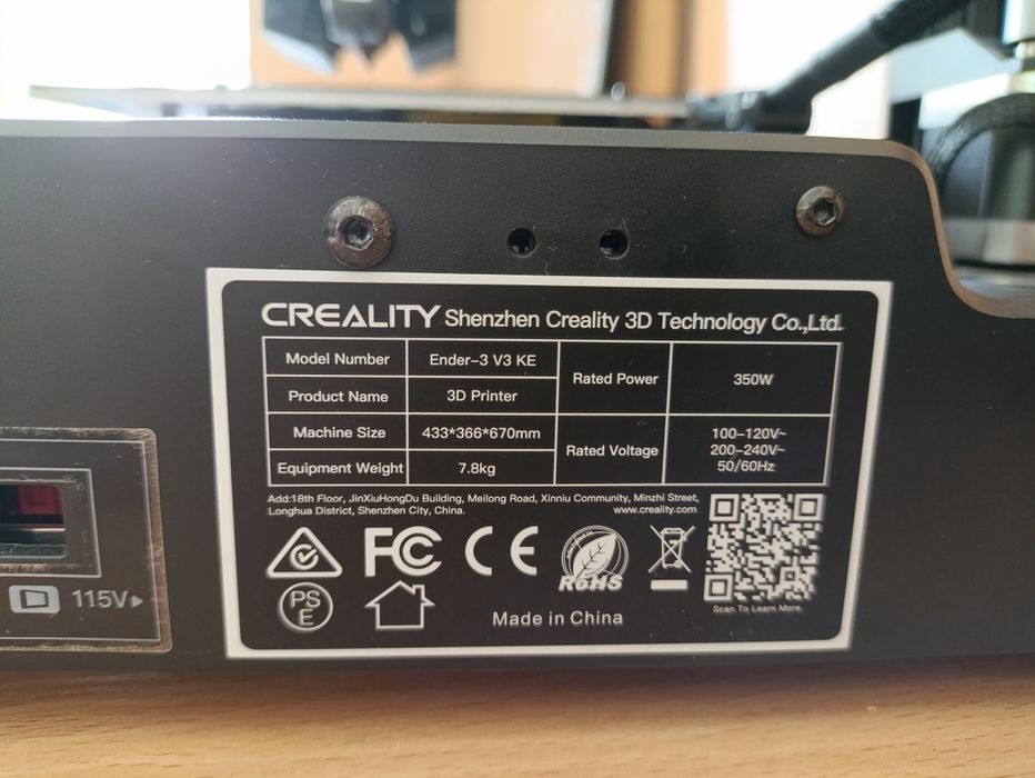 3d принтер Creality Ender 3 v3 KE 

Стан гарний
