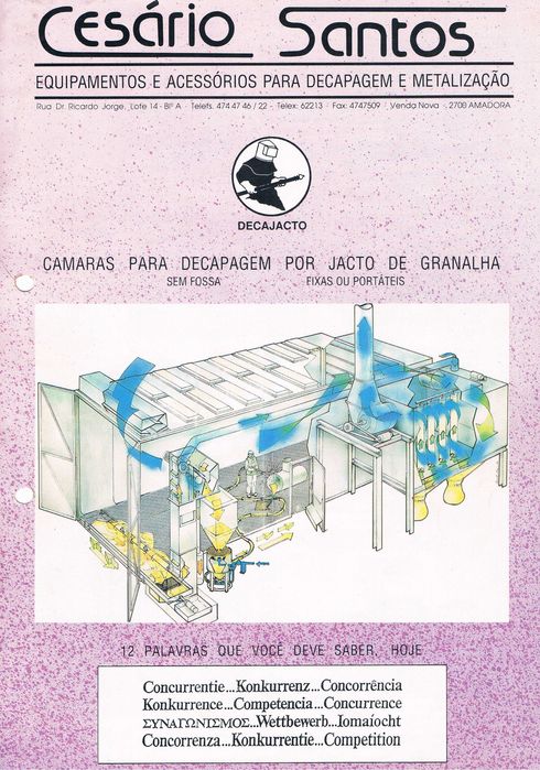 jato de areia/granalha