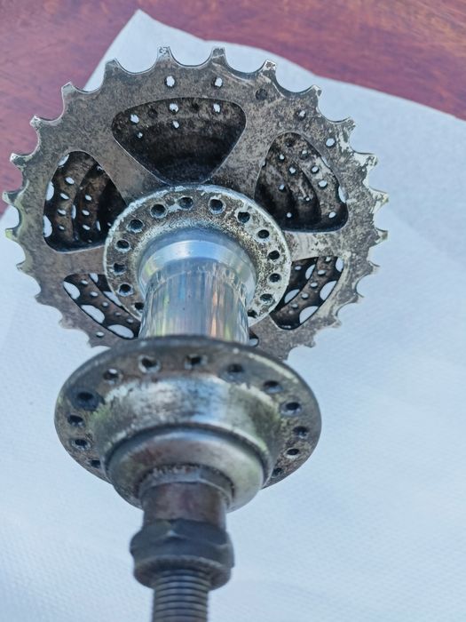 7 rzędowy wolnobieg rowerowy Shimano.