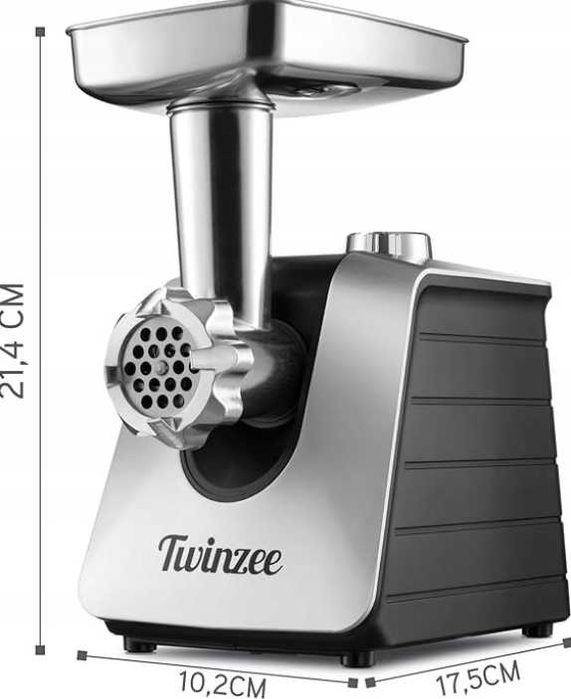 Elektryczna maszynka do mięsa z nadziewarką 1500W wydajna i wygodna