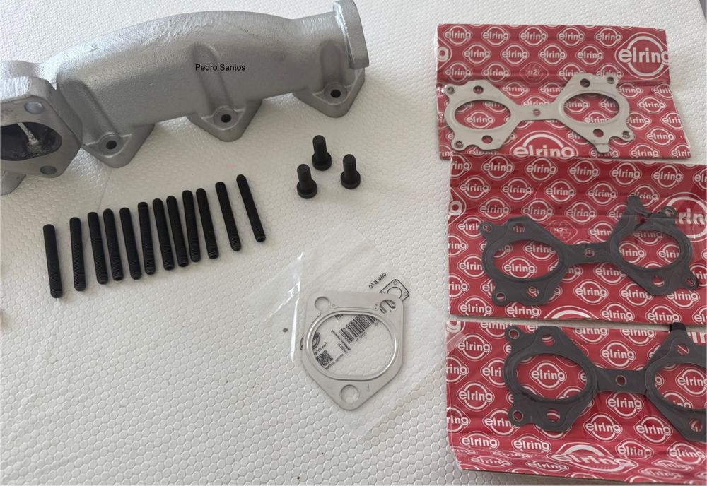 Coletor Colector Escape Ferro Fundido Bmw e60 e61 e65 e46 x5 525d 530d