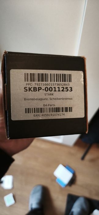 Pastilhas de Travão Dianteiras NOVAS Stark