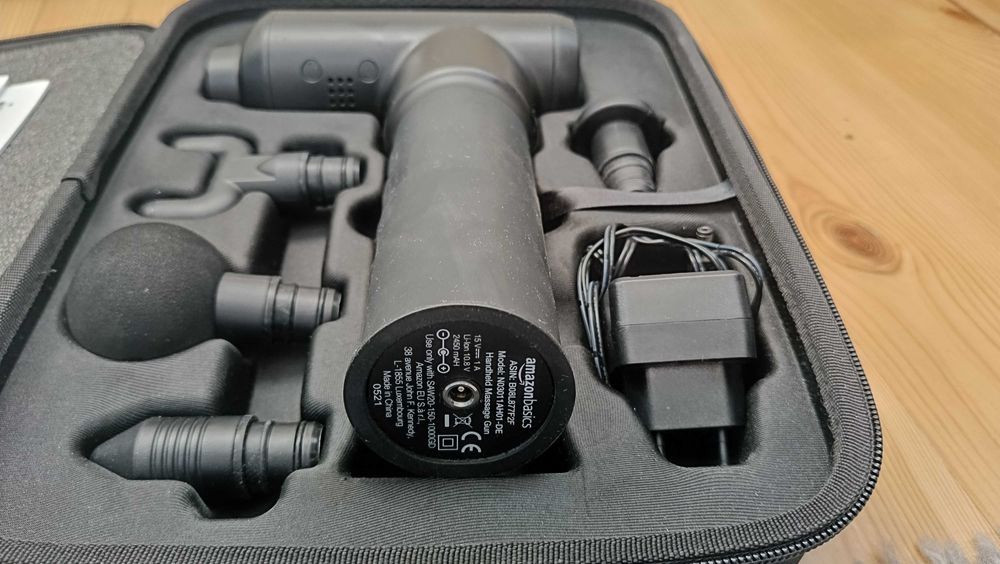 Pistolet MASAŻER masaż amazon basics T4-269 czarny