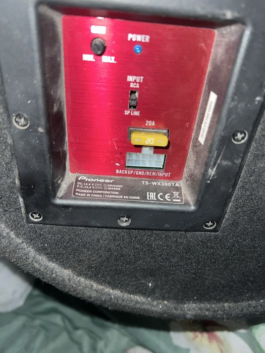Автосабвуфер Pioneer TS-WX300TA