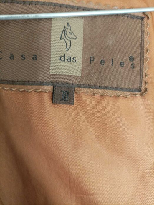 Blusão Comprido 100% PELE