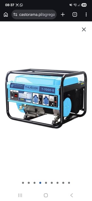 Agregat prądotwórczy Thunder T-7000 B