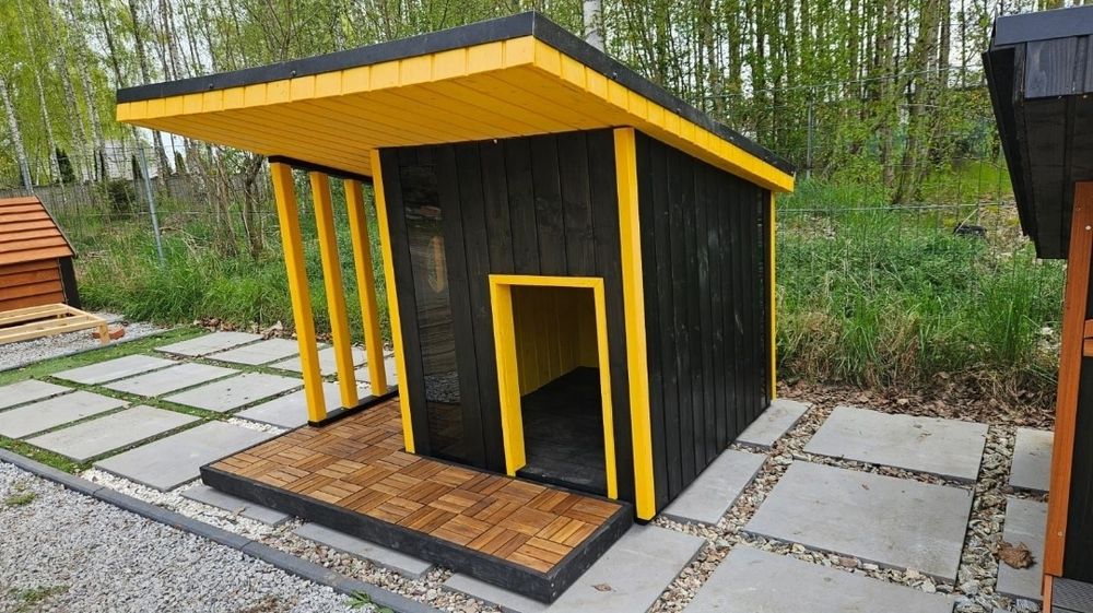 Designerska buda dla psa
