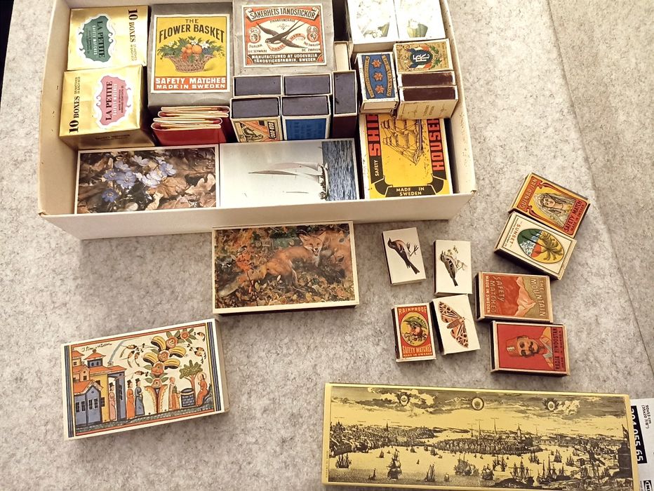 Zapałki kolekcjonerskie, vintage, PRL, retro