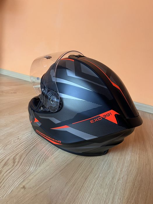 Kask motocyklowy Scorpion EXO-391, rozmiar S – stan idealny