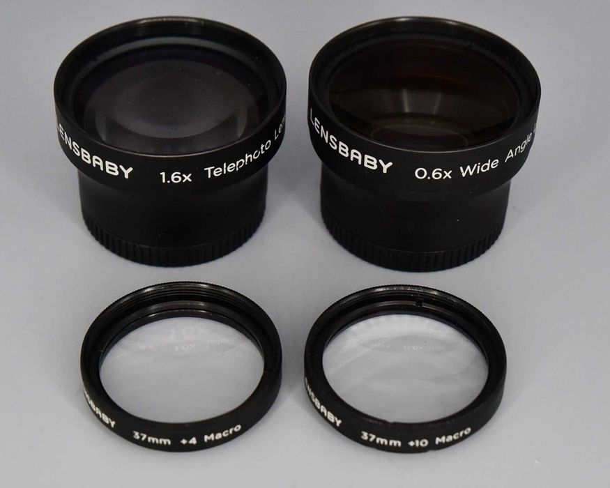 Kit de Sistema de Efeitos Criativos Lensbaby com 4 Objectivas para Nikon F