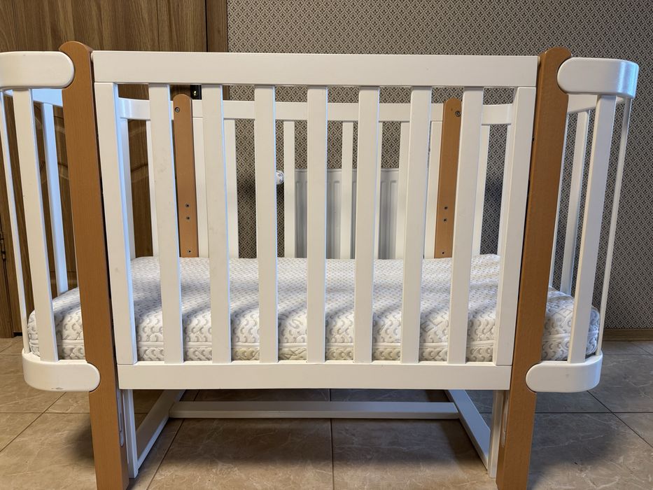 Дитяче ліжечко Veres з матрацом