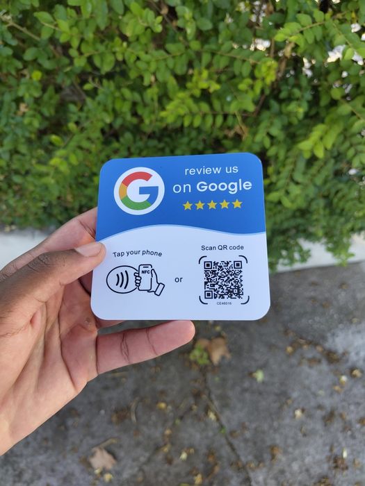 Google Review NFC e QR CODE