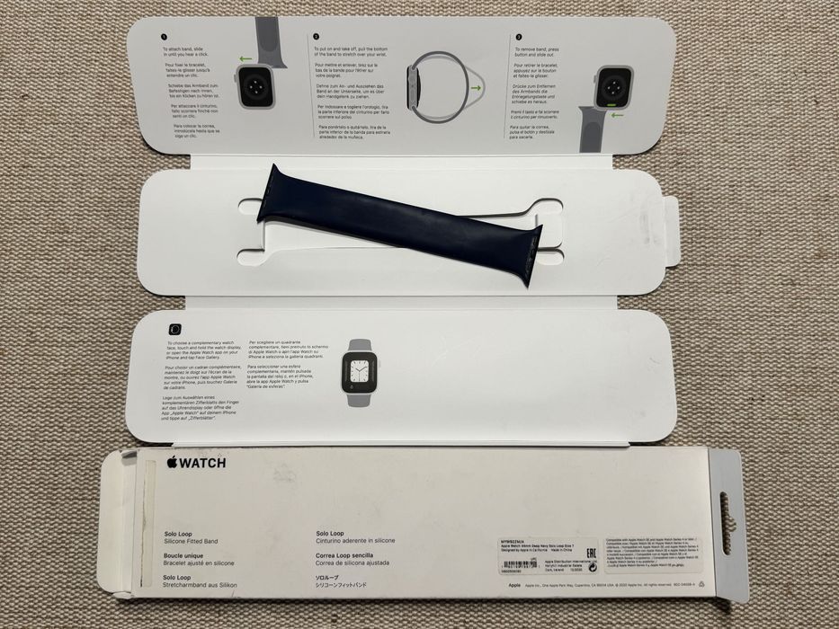 Bracelete apple watch solo loop tamanho 7