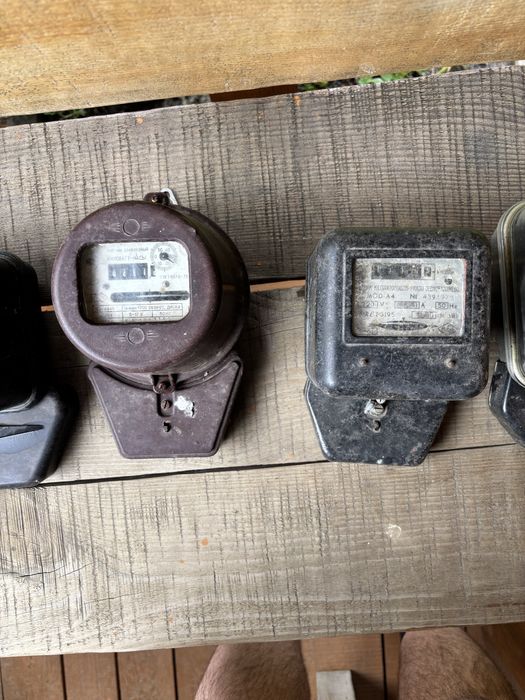 Kolekcja starych liczników