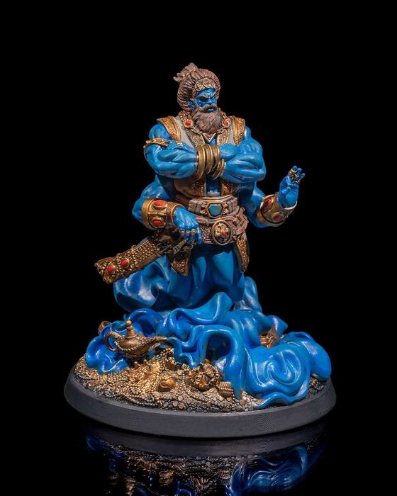 Dżin Figurka 32mm 14K zgodna z D&D