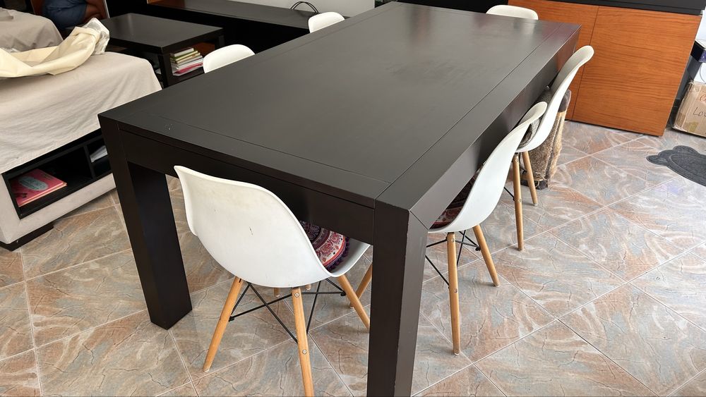 Conjunto móvel TV, aparador e mesa