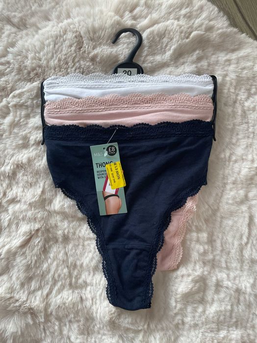 M&S 3x stringi 3XL